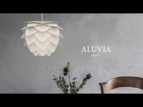 Umage Aluvia Mini hanglamp ruby red - met koordset wit - Ø 40 cm