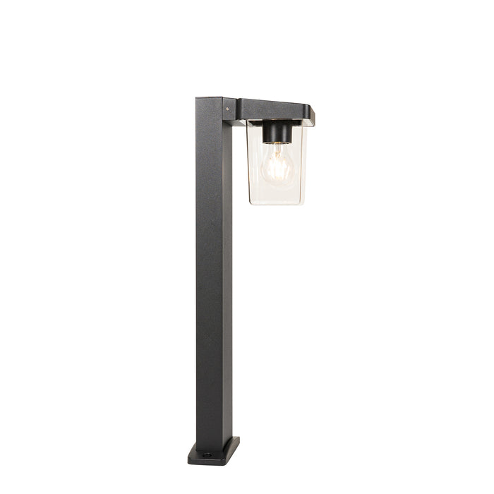 QAZQA Moderne staande buitenlamp zwart 60 cm IP54 - Chimay