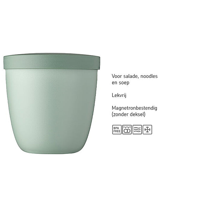 Snackpot Ellipse 500 ml - Nordic blue