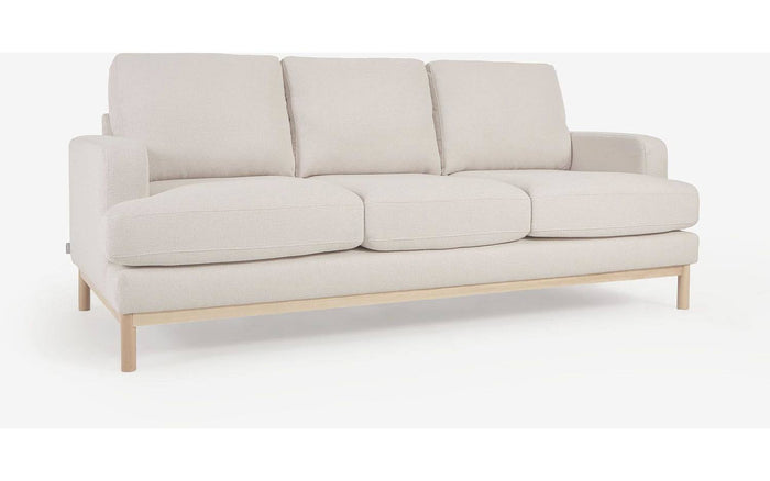 Kave Home Mihaela 3-Zitsbank - Wit