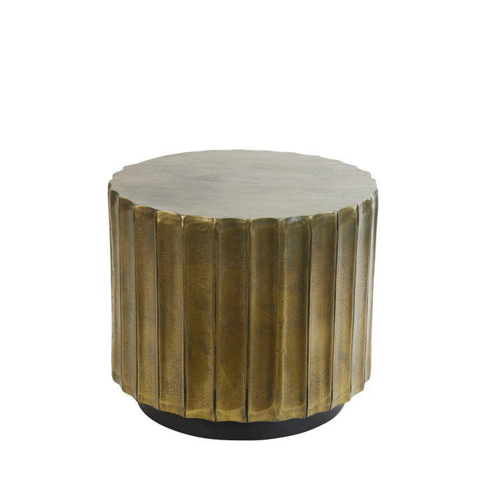 Light & Living Bijzettafel Kavango - Antiek Brons - Ø45cm