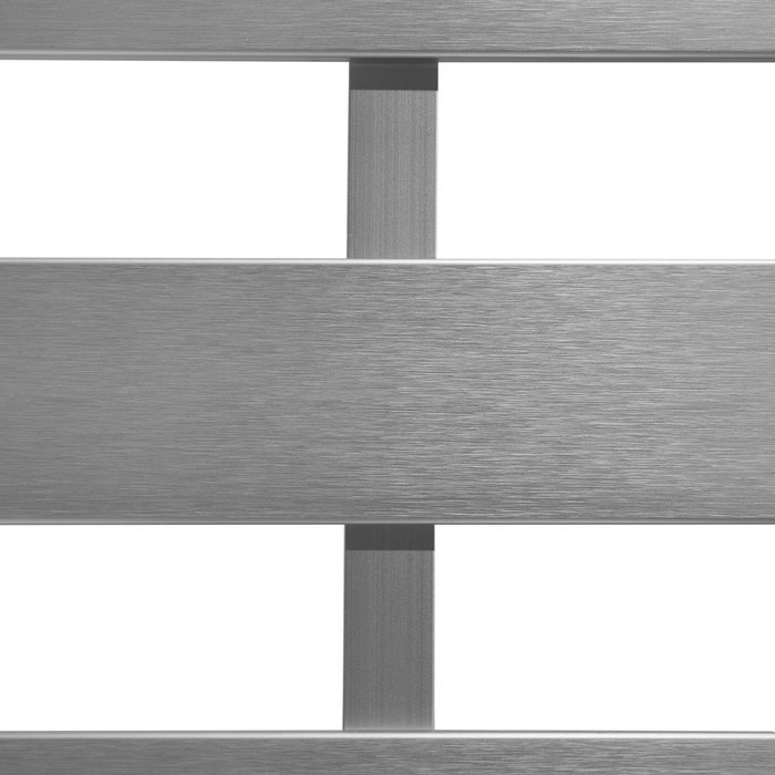 Beliani - SALERNO - Tuinstoel - Grijs|Donkergrijs - Aluminium