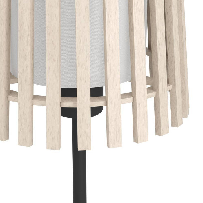 EGLO Fattoria Tafellamp - E27 - 45 cm - Zwart|Bruin|Wit