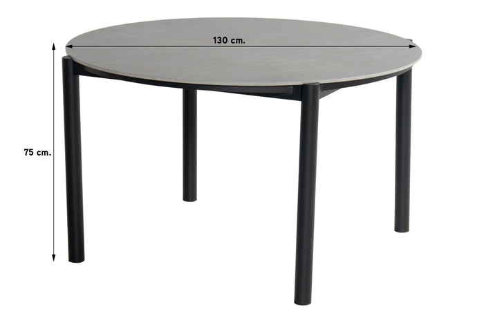 Hartman Arezzo dining tuintafel - 130 cm. rond
