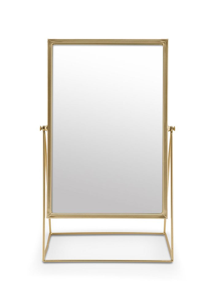 vtwonen Rectangular Spiegel H 26,5 x B 14 cm - Goud
