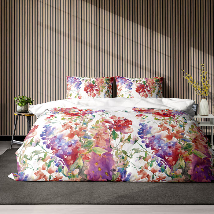 Eleganzzz Dekbedovertrek Micropercal Ivy - multi