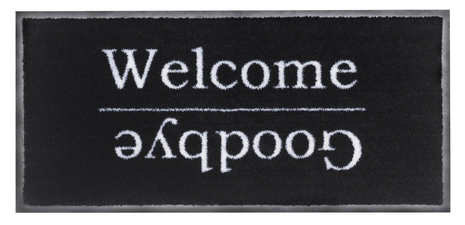 MD Entree - Schoonloopmat - Emotion XS - Welcome Goodbye - 40 x 80 cm