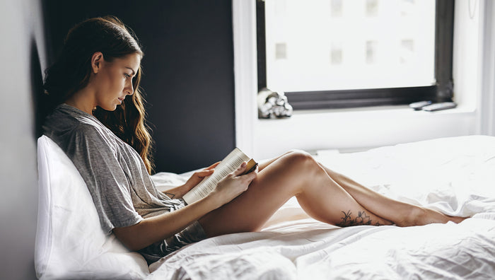 Lekker Lui Lezen kussenhoes Zand