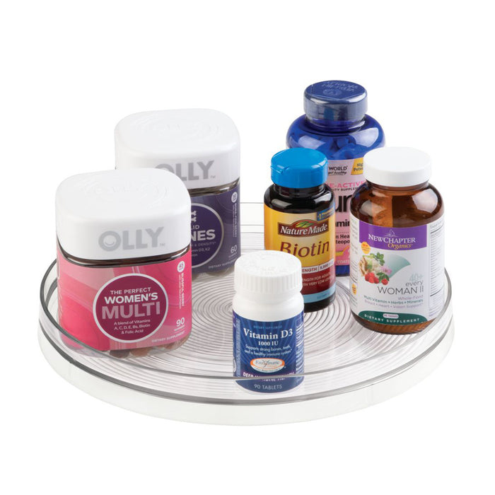 iDesign - Lazy Susan Draaiplateau, 22.9 cm, Kunststof, Transparant - i