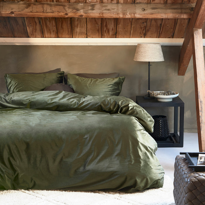 Riviera Maison Lampenkap beige, Cilinder - Velvet (ØxH) 45x25