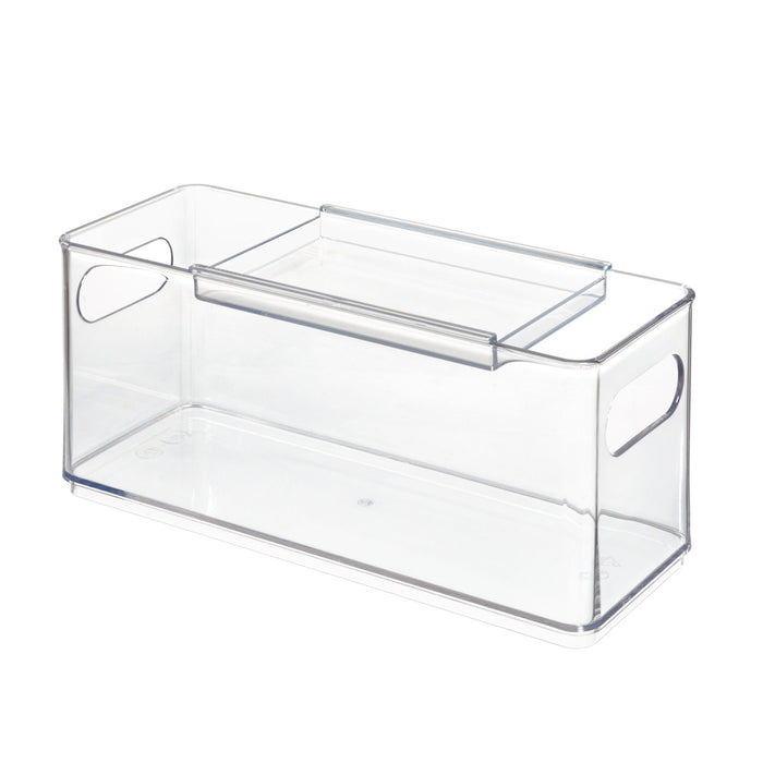 Haaraccessoires Opbergbox, 25 x 10 x 10 cm, Kunststof, Transparant - i