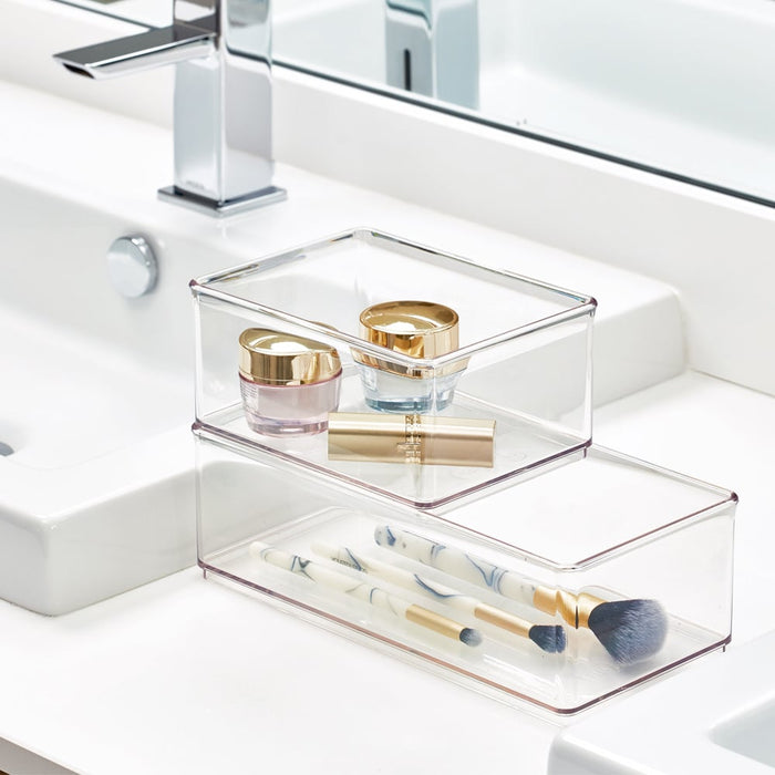 Opbergbox, Medium, 16.5 x 12 x 8.5 cm, Kunststof – iDesign | The Home