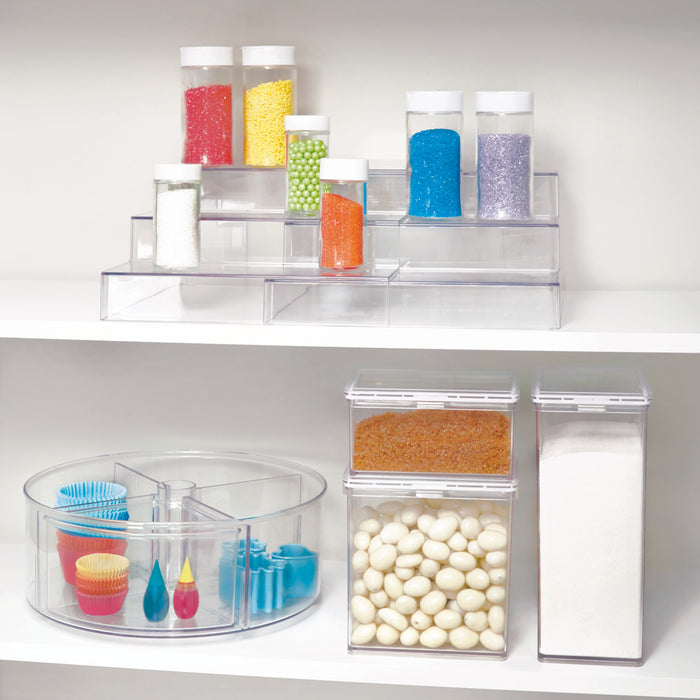 Voorraadbus met Deksel, 10.2 x 15.2 x 15.2 cm, 1.5 L, Kunststof - iDes