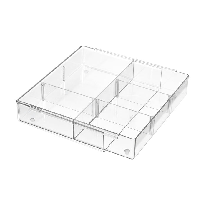 Lade Organizer, Uitschuifbaar, 25.4 x 26.7 x 5.7 cm, Kunststof - iDesi