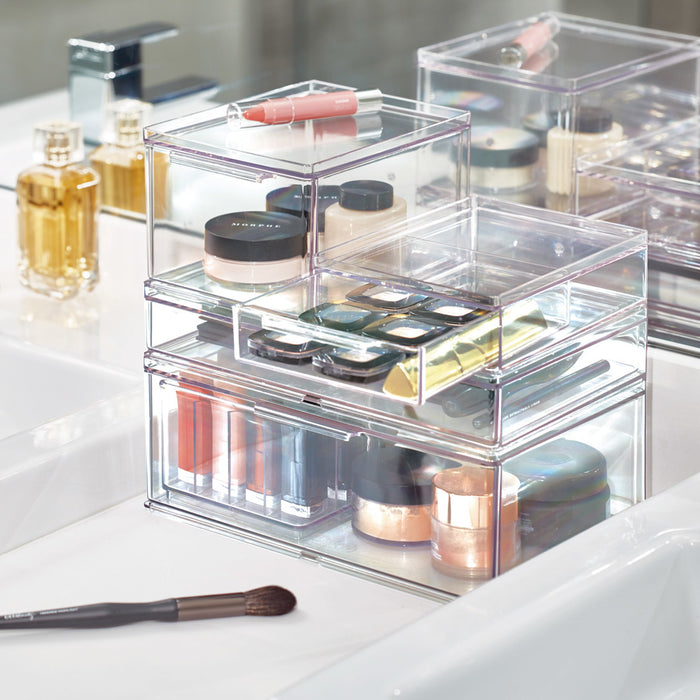 iDesign - Opberglade, 17.8 x 26.7 x 10.8 cm, Kunststof, Transparant -