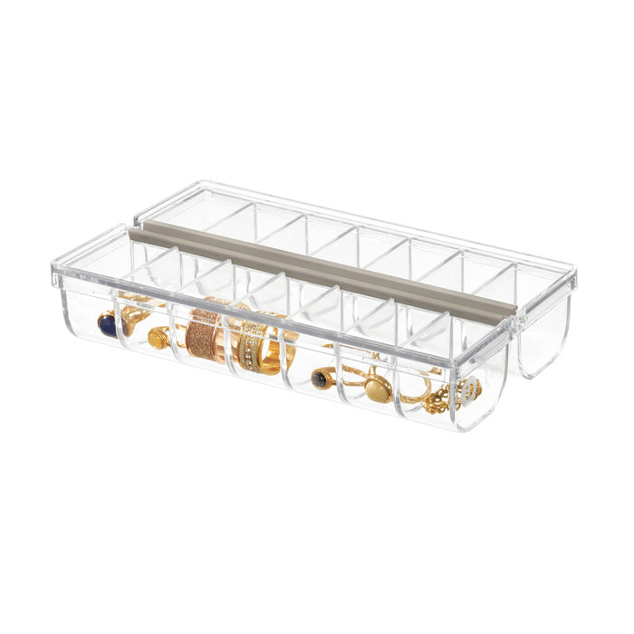 Medicijnendoosje, 16.5 x 9.5 x 3.8 cm, Kunststof, Transparant - iDesig