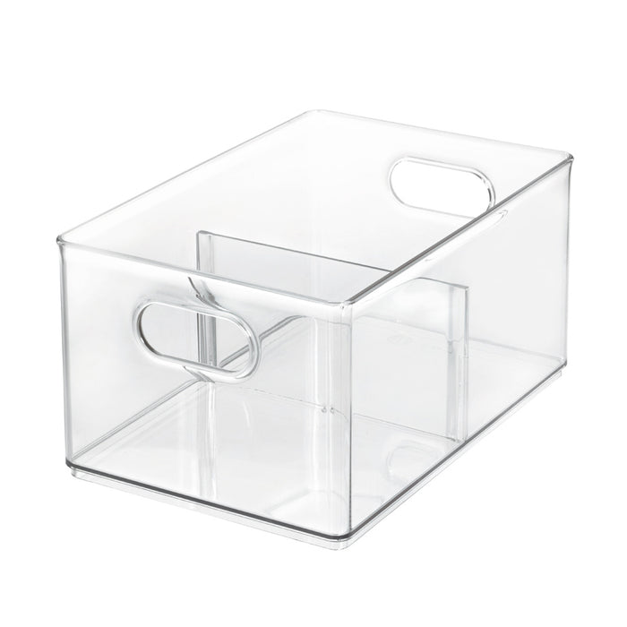 iDesign - Opbergbox met Verdeler, 20.3 x 30.5 x 15.2 cm, Kunststof, Tr