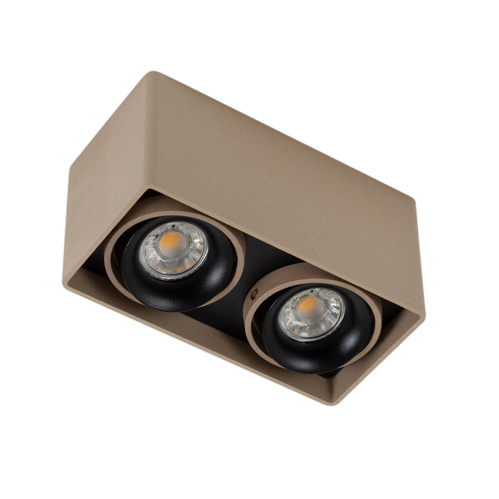 KS Verlichting Opbouwspot Bjorn 2 champagne