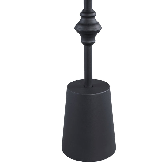 PTMD Dinja Black iron sidetable minimal chic round