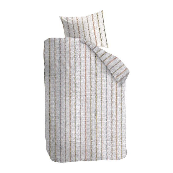 Ariadne at Home Soft Lines Dekbedovertrek 140 x 200/220 cm - Off White