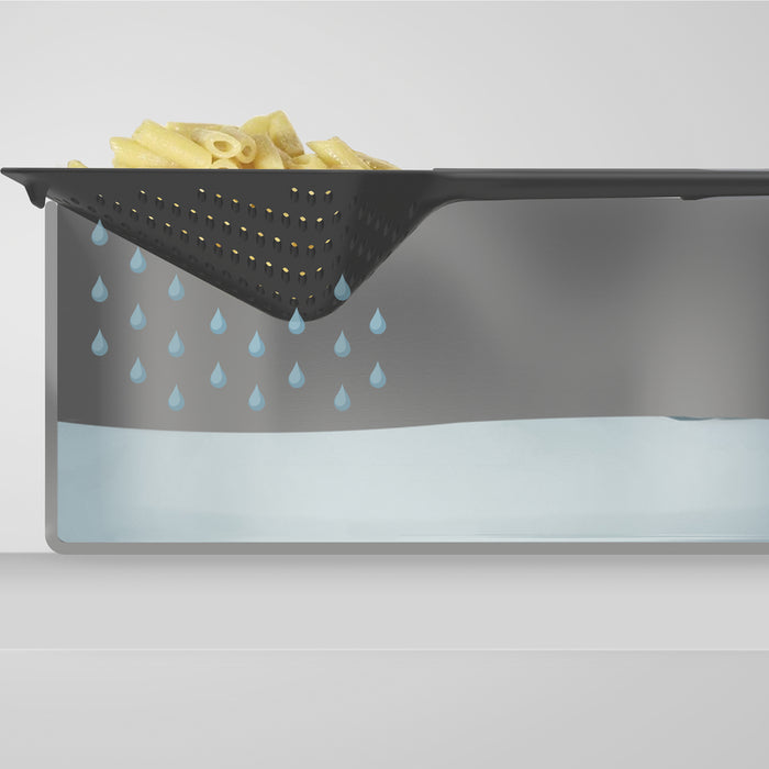 Vergiet lepel "Scoop", zwart - Joseph Joseph