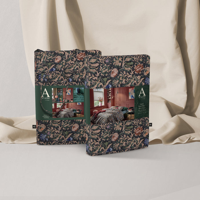 At Home by Beddinghouse Pencil Rain Dekbedovertrek 200 x 200/220 cm - Oker