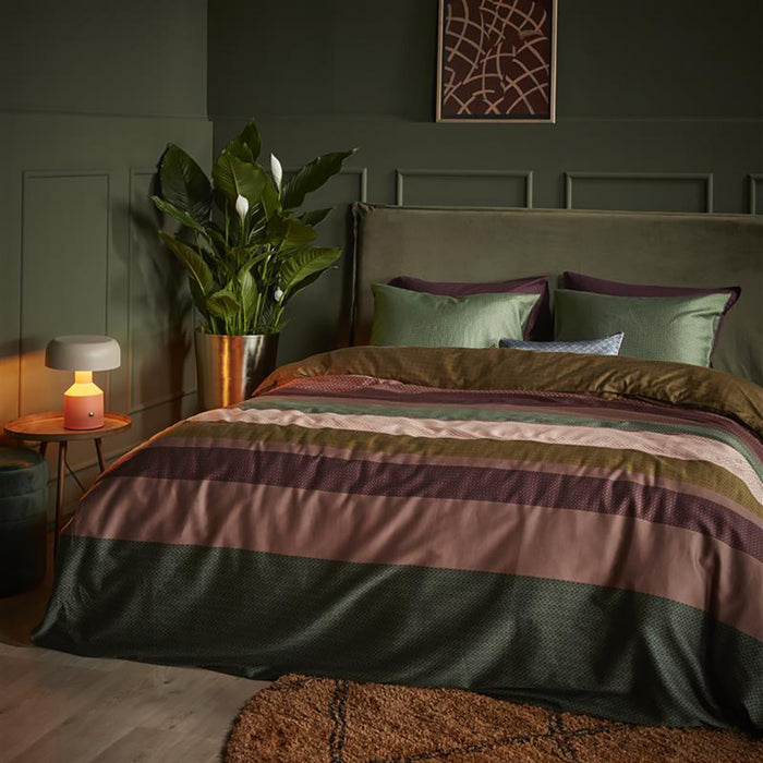 Beddinghouse Ines Dekbedovertrek 240 x 200/220 cm - Groen