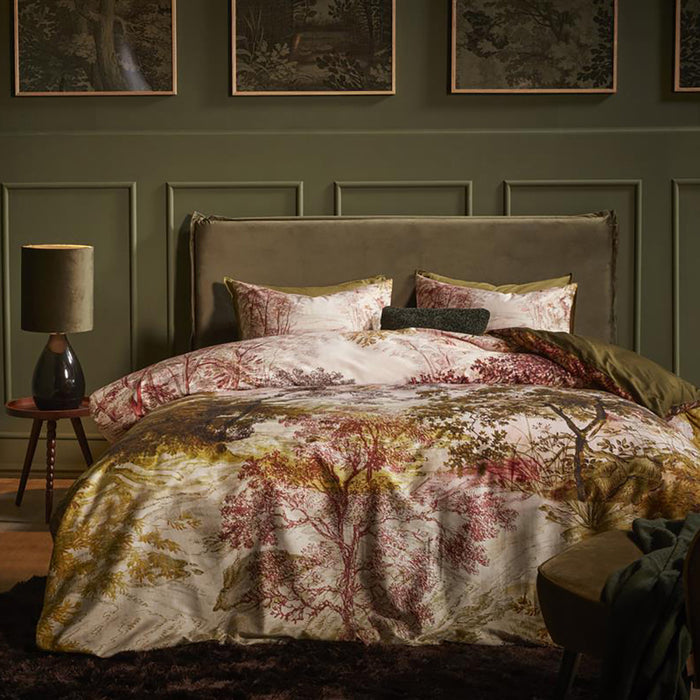 Beddinghouse Odile Dekbedovertrek 140 x 200/220 cm - Groen