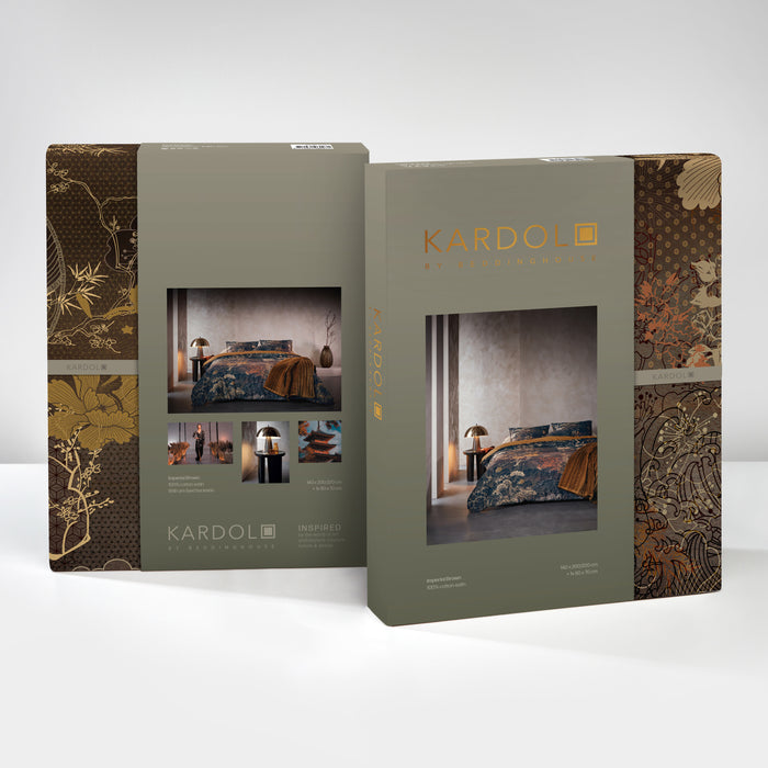 Kardol Imperial Dekbedovertrek 200 x 200/220 cm - Bruin