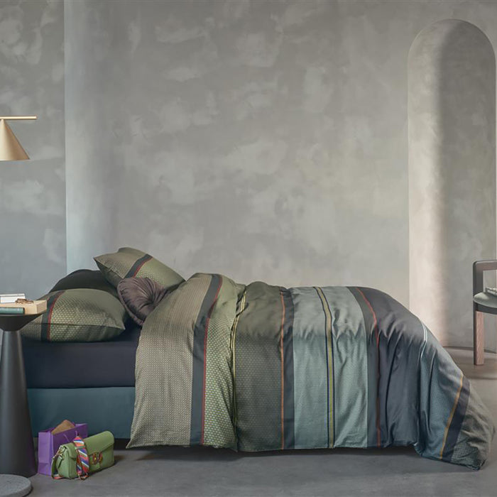 Kardol Runway Dekbedovertrek 200 x 200/220 cm - Groen