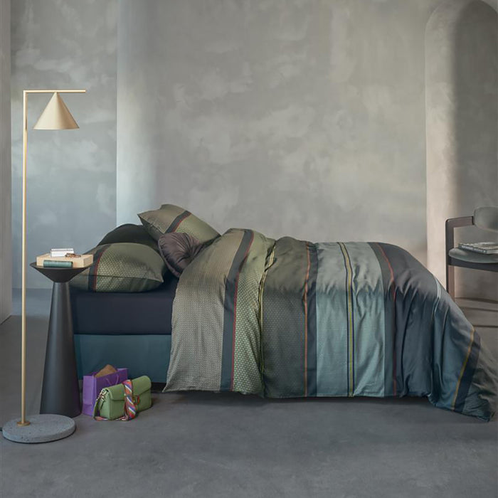 Kardol Runway Dekbedovertrek 200 x 200/220 cm - Groen