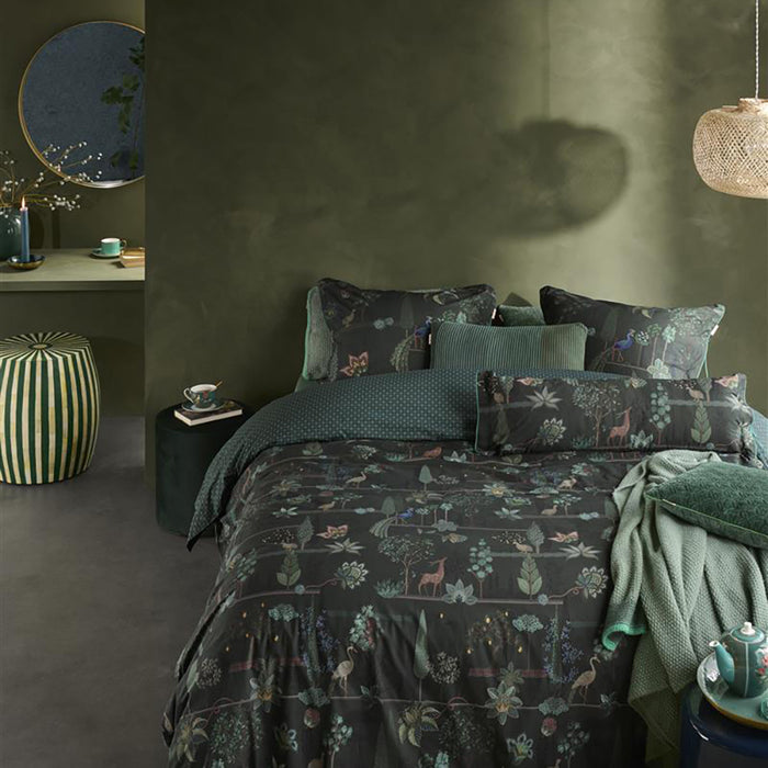 Pip Studio Alberi Dekbedovertrek 240 x 200/220 cm - Donker Groen