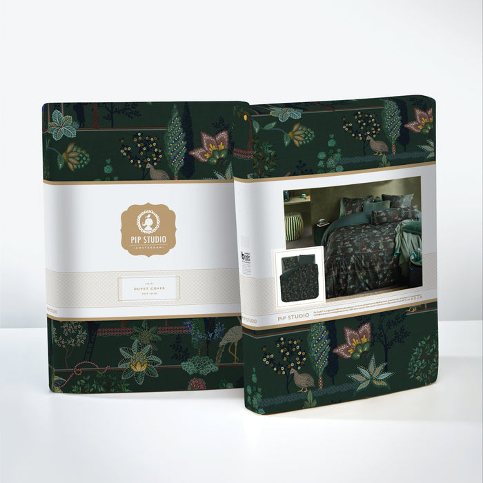 Pip Studio Alberi Dekbedovertrek 240 x 200/220 cm - Donker Groen