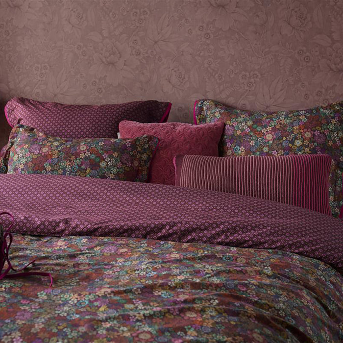 Pip Studio Tutti i Fiori Dekbedovertrek 240 x 200/220 cm - Donker Rood