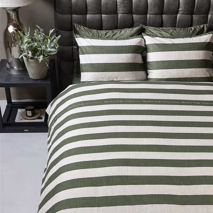 Rivièra Maison Brayden Dekbedovertrek 200 x 200/220 cm - Groen