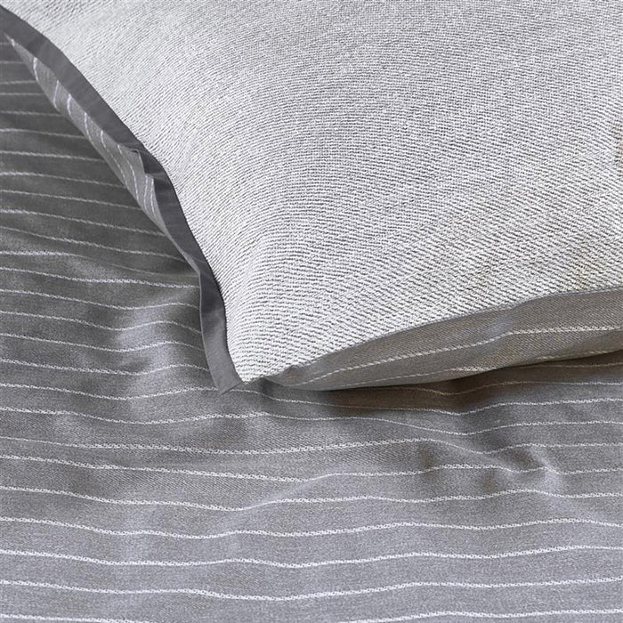 Rivièra Maison Pinstripe Dekbedovertrek 140 x 200/220 cm - Grijs