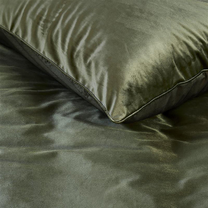Rivièra Maison Estate Dekbedovertrek 240 x 200/220 cm - Olijfgroen