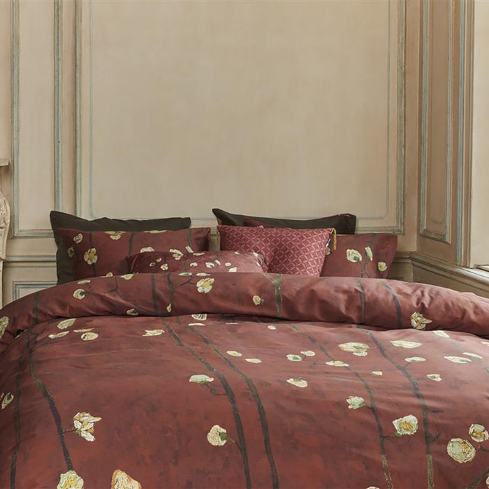 Beddinghouse x Van Gogh Plum Blossoms Dekbedovertrek 240 x 200|220 cm - Rood