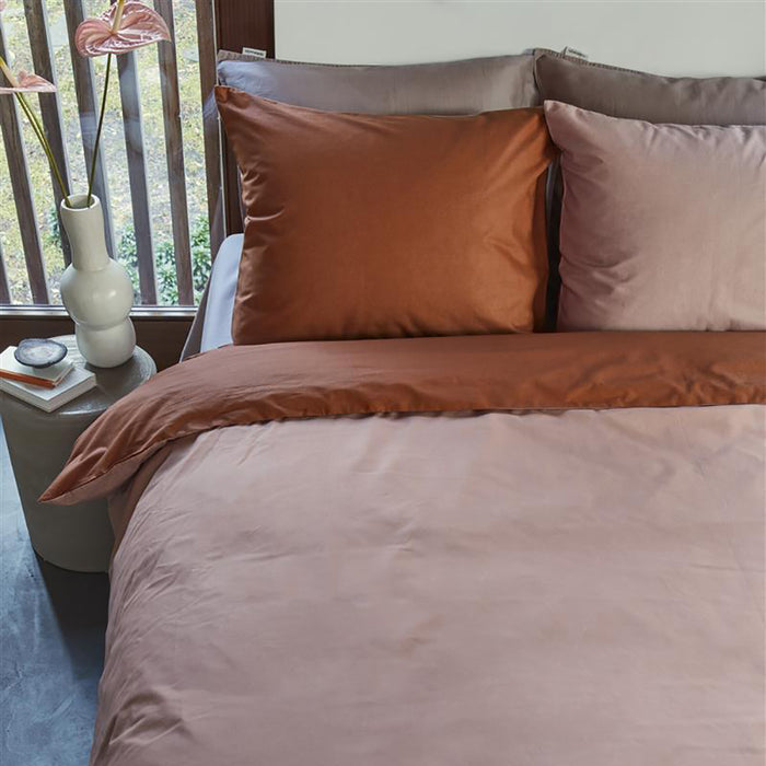 vtwonen Match Dekbedovertrek 140 x 200/220 cm - Terra