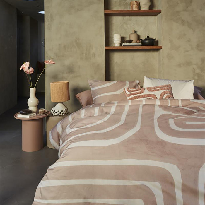 vtwonen Tribe Dekbedovertrek 200 x 200/220 cm - Poeder