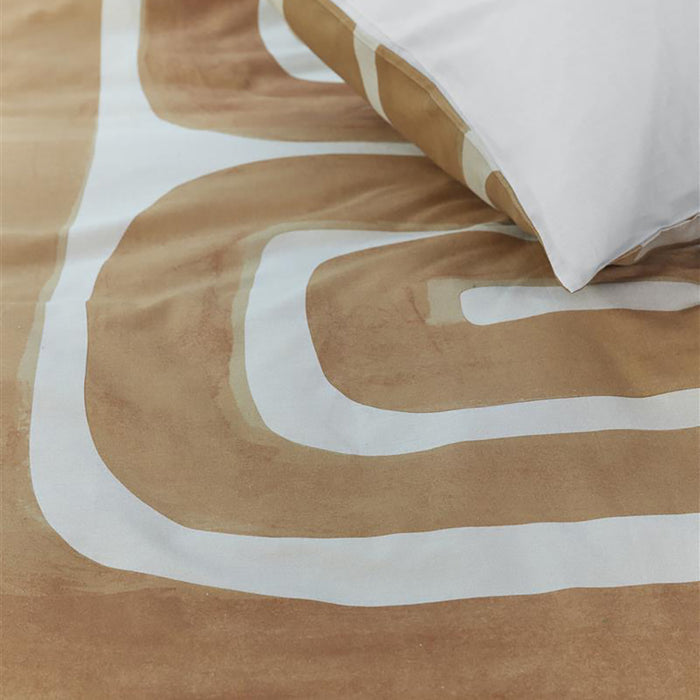 vtwonen Tribe Dekbedovertrek 200 x 200/220 cm - Terra