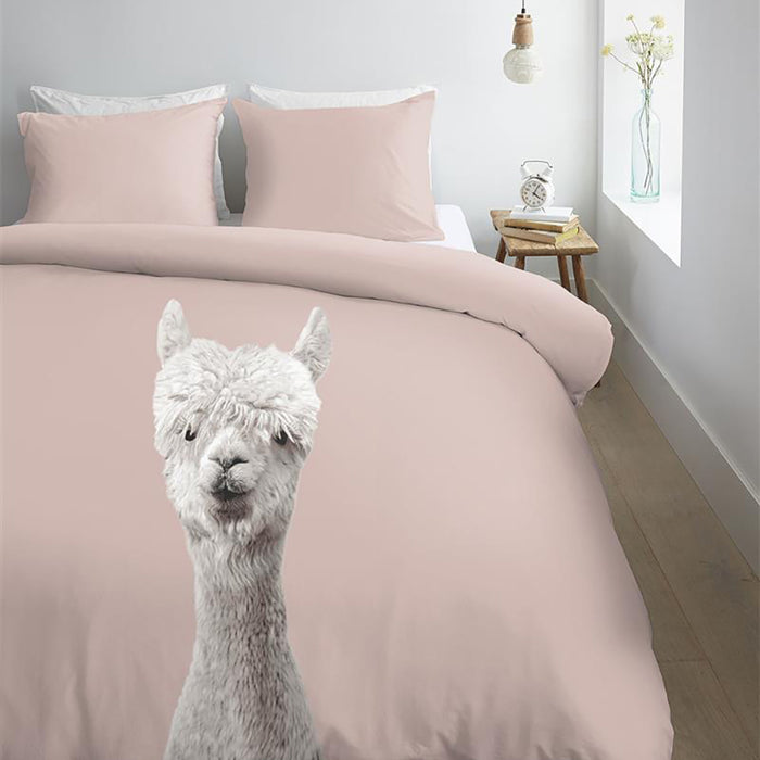 Ambiante Alpaca Dekbedovertrek 240 x 200/220 cm - Peach
