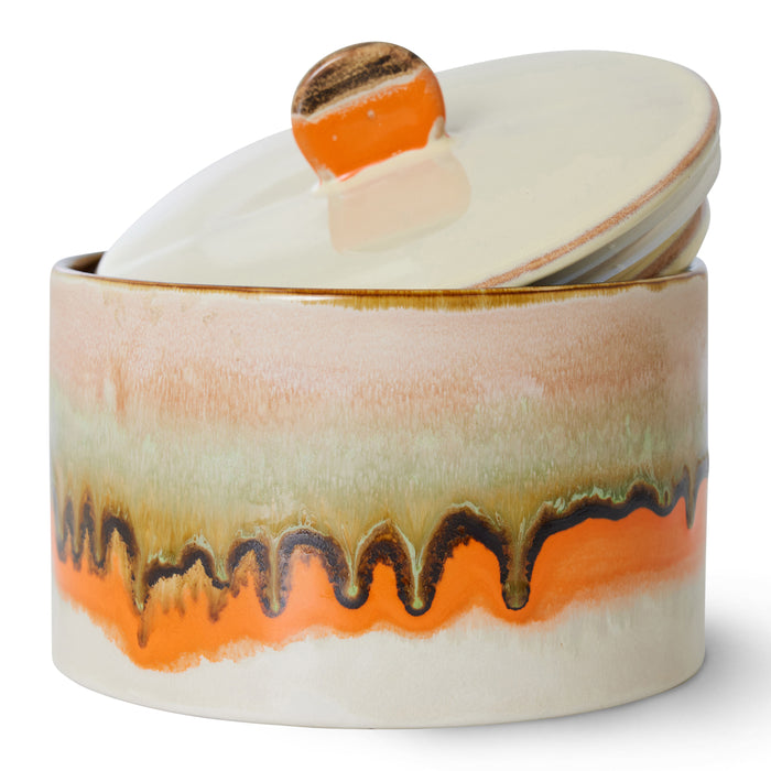 HKliving 70's Ceramics Cookie Jar Voorraadpot Ø 17 cm - Burst