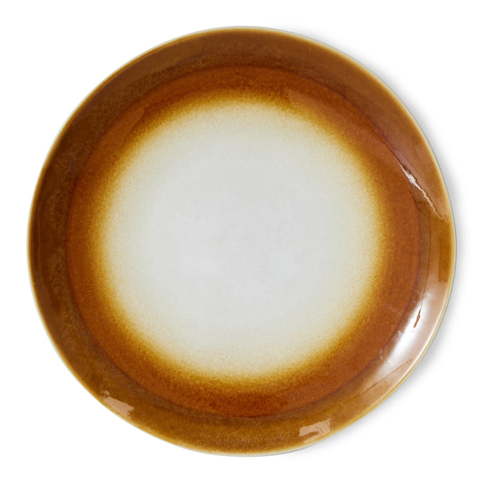 HKliving 70's Ceramics Dinerbord Ø 27,5 cm - Set van 2 - Supernova