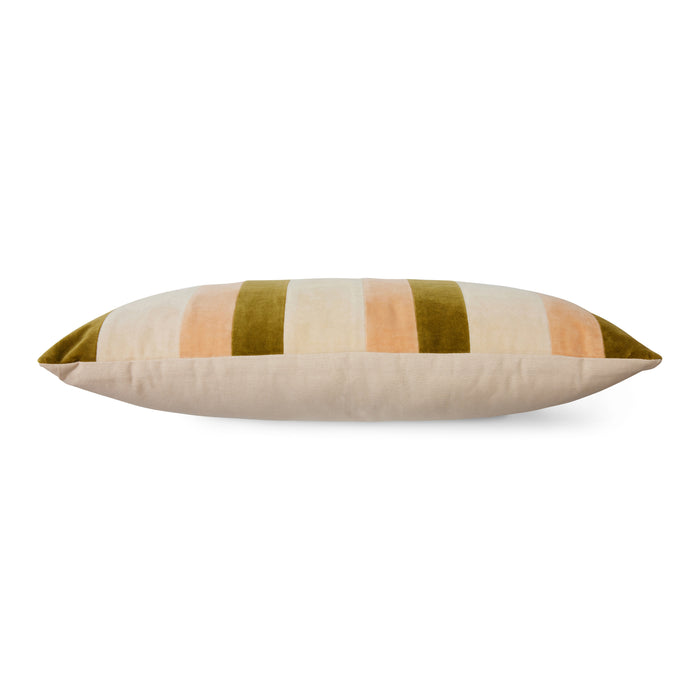 HKliving Striped Velvet Sierkussen 35 x 60 cm - Fields