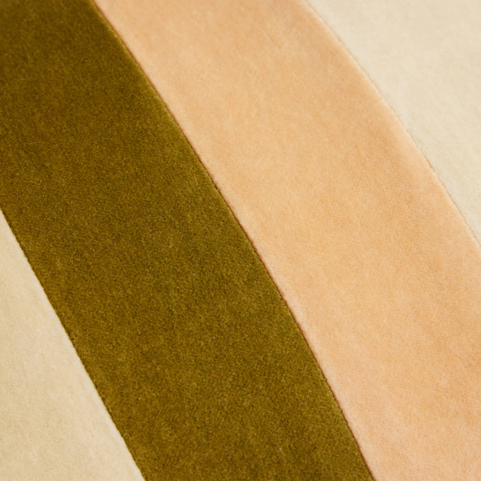 HKliving Striped Velvet Sierkussen 35 x 60 cm - Fields