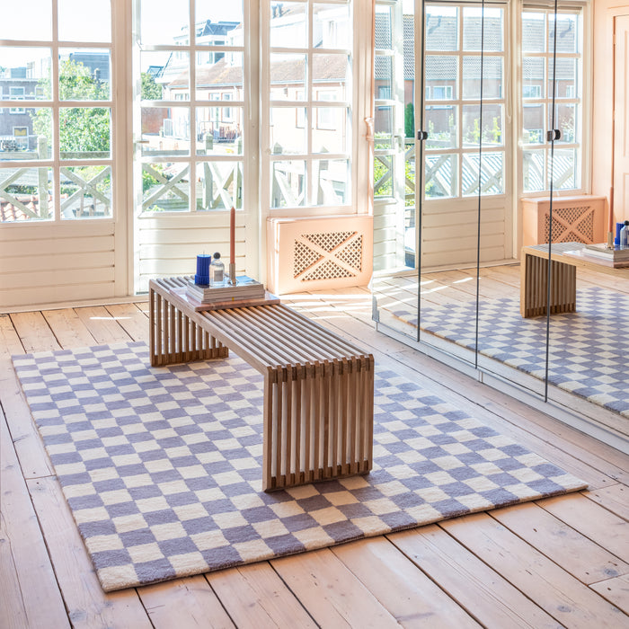 HKliving Slatted Bankje B 160 cm - Teak