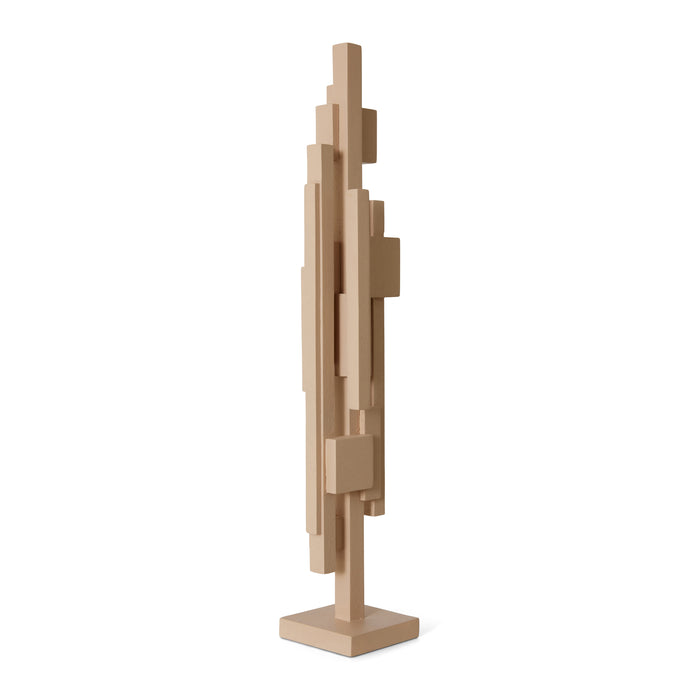 HKliving Skyline Sculpture Ornament - Beige M