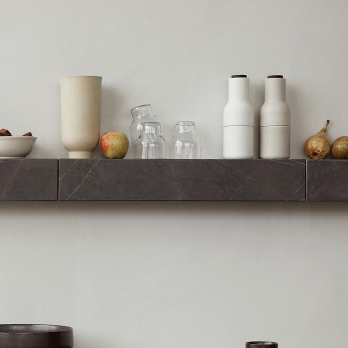 Audo Copenhagen Bottle Grinder peper- en zoutmolen keramiek Sand