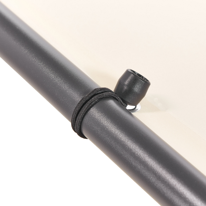 Beliani - AVENTINE - Tuinpaviljoen - Beige - Staal